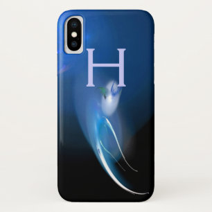 LIGHT BIRD IN BLUE MONOGRAM Case-Mate iPhone CASE