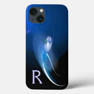 LIGHT BIRD IN BLUE MONOGRAM Case-Mate iPhone CASE