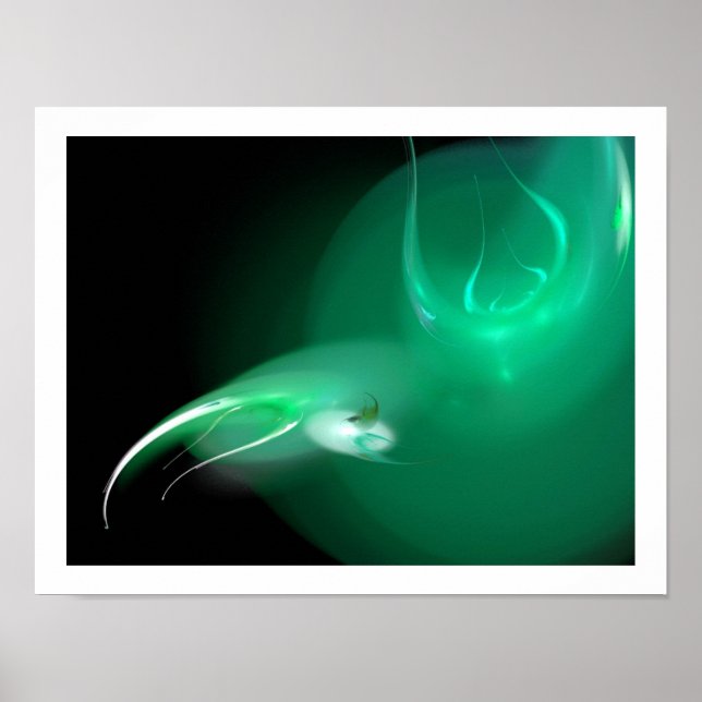 LIGHT BIRD IN GREEN POSTER (Front)