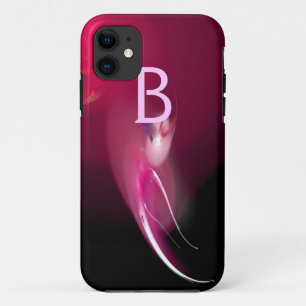 LIGHT BIRD IN PINK FUCHSIA  MONOGRAM Case-Mate iPhone CASE