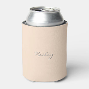 Light Bisque Personalised Can Cooler