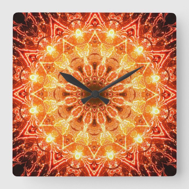 Light Blast 1 Wall Clocks & Numeral Options (Front)