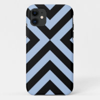 Light Blue and Black Chevrons