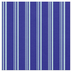 Light Blue and Blue Coloured Striped Pattern Fabric