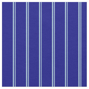Light Blue and Blue Coloured Stripes Pattern Fabric