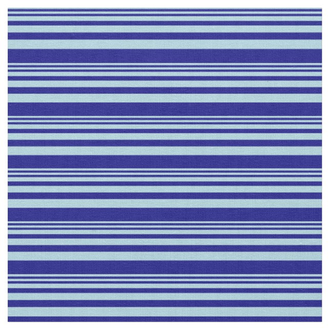 Light Blue and Blue Pattern Fabric (Close Up)