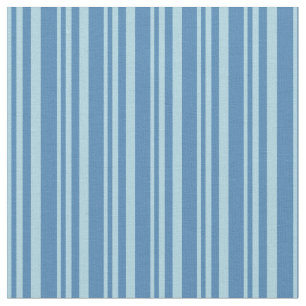 Light Blue and Blue Pattern of Stripes Fabric
