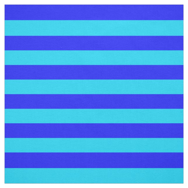 Light Blue and Dark Blue Stripes Design  Fabric (Swatch)
