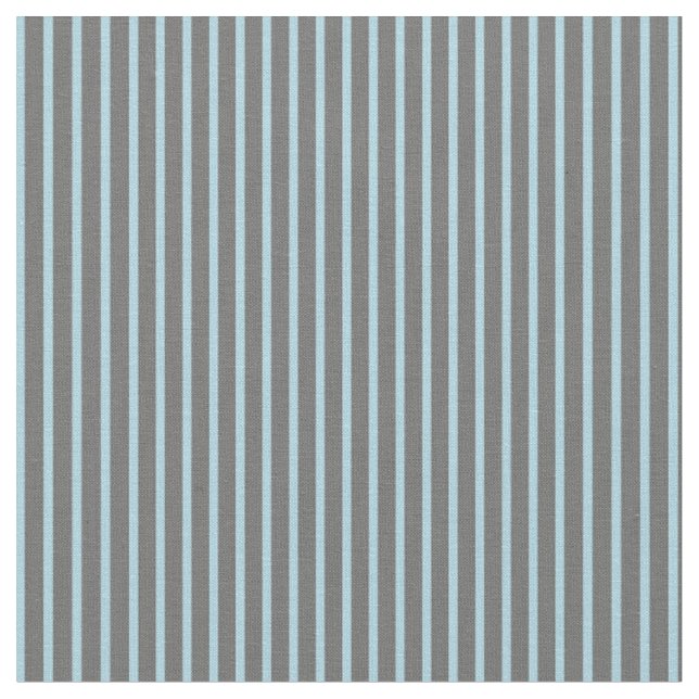 Light Blue and Dim Grey Lines/Stripes Pattern Fabric (Close Up)
