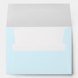 Light Blue and White Elegant Modern Envelope