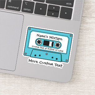 Light Blue Audio Cassette Tape