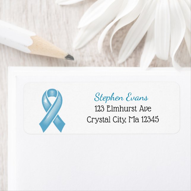Light Blue Awareness Ribbon (Insitu)