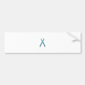 Light Blue awareness ribbon Bumper Sticker