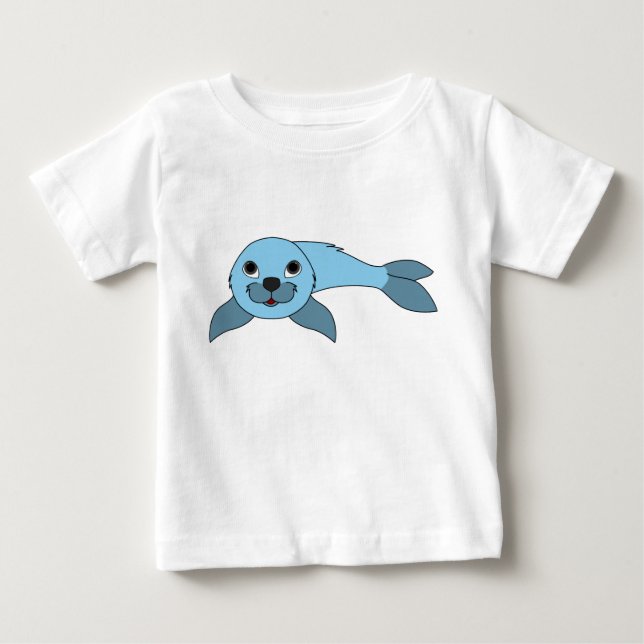 Light Blue Baby Seal T-Shirt (Front)