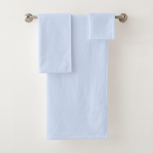 Light Blue  Bath Towel Set (Insitu)