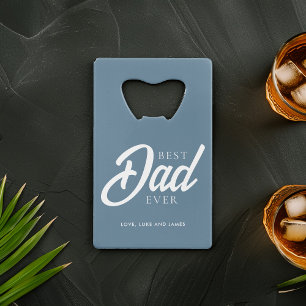 Light Blue "Best Dad Ever" Custom Photo