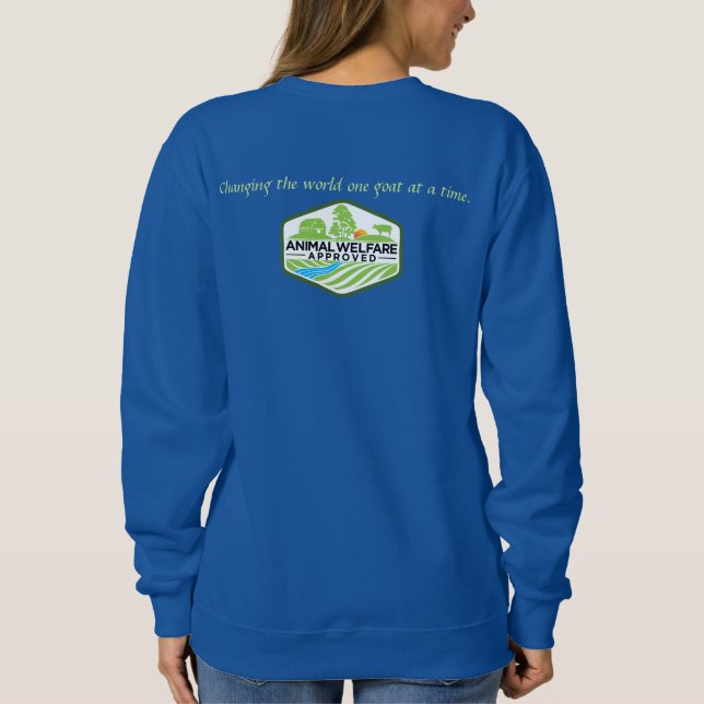 Light blue Bifrost Farms logo sweatshirt (Back)