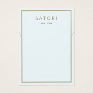 Light Blue Border Necklace Bracelet Display