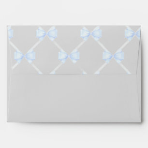 Light blue bow envelope