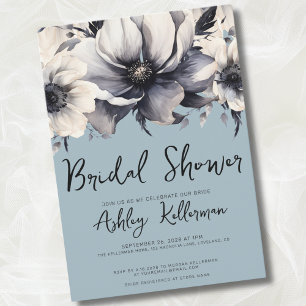 Light Blue Bridal Shower Invitation