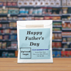 Light Blue Business Brand Father’s Day Paper Bag