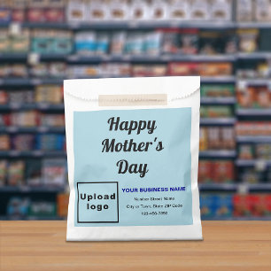 Light Blue Business Brand Mother’s Day Paper Bag