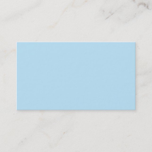 Light Blue Business Card (Front)