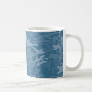 Light Blue Camo Mug