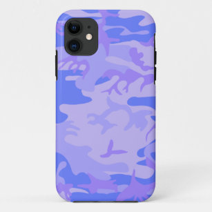 Light Blue Camouflage Pattern Case-Mate iPhone Case