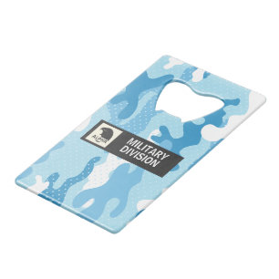 Light Blue Camouflage Polka Dot Pattern