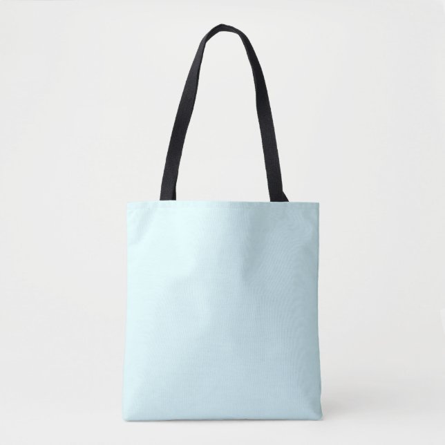 Light Blue Canvas Tote Bag (Front)