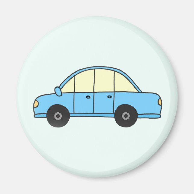 Light blue car magnet (Front)