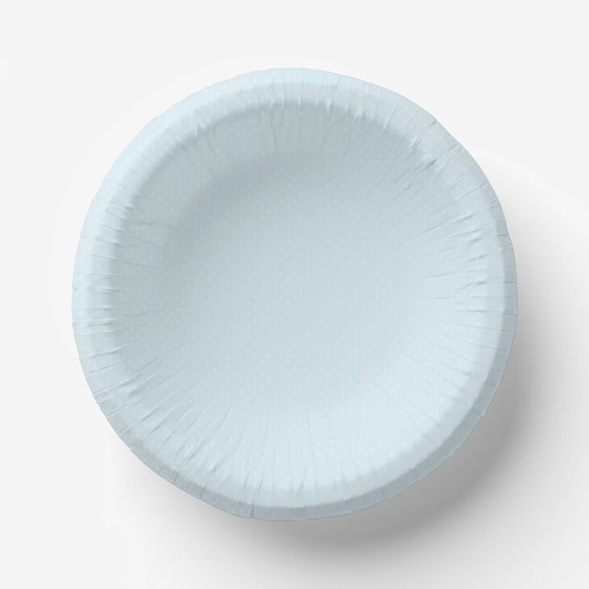 Light Blue Connected Dots Paper Plates (Front)