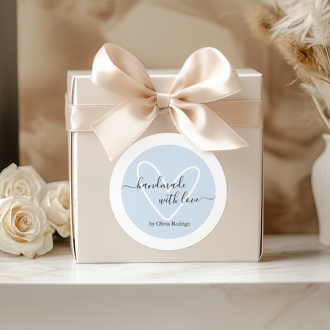 Light Blue Custom Thank You Sticker Packaging (Light Blue Custom Thank You Sticker Packaging)