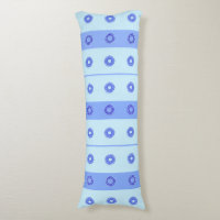 Light Blue Dark Blue Flowers Pattern