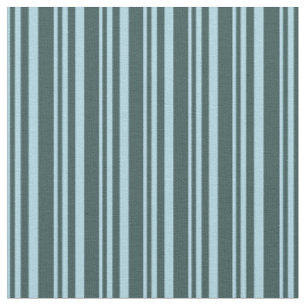 Light Blue & Dark Slate Grey Coloured Stripes Fabric