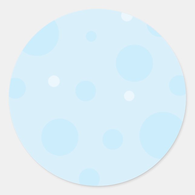 Light Blue Dots Stickers (Front)