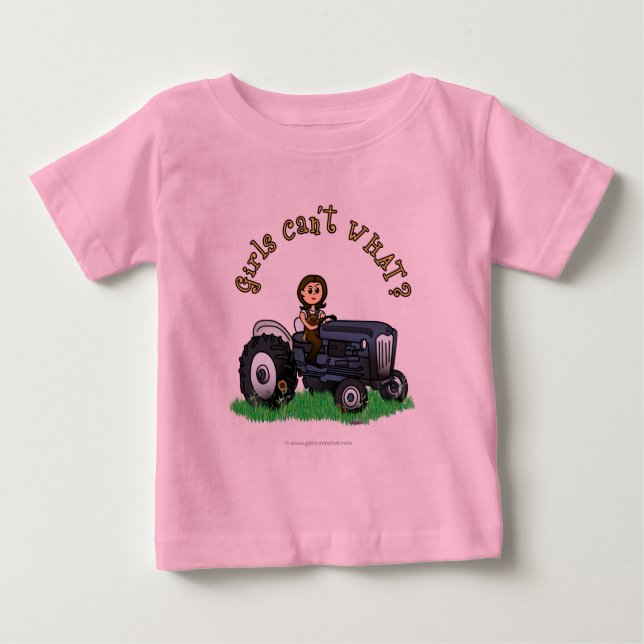 Light Blue Farmer Baby T-Shirt (Front)