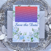 Light blue floral