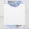 Light Blue Floral Writing Paper