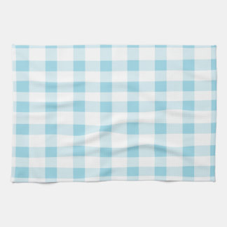 Light Blue Gingham Tea Towel