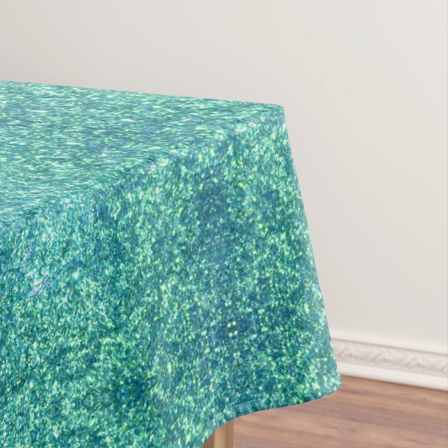 Light Blue glitter Tablecloth (In Situ)