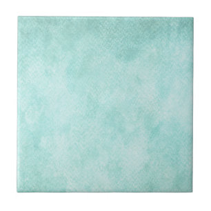 Light Blue Green Watercolor Paper Background Blank Tile