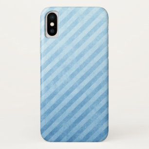 Light Blue Grunge Stripes Case-Mate iPhone Case