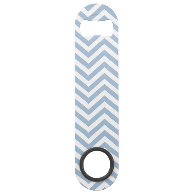 Light Blue Grunge Textured Chevron (Front)