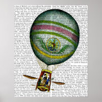 Light Blue Hot Air Balloon
