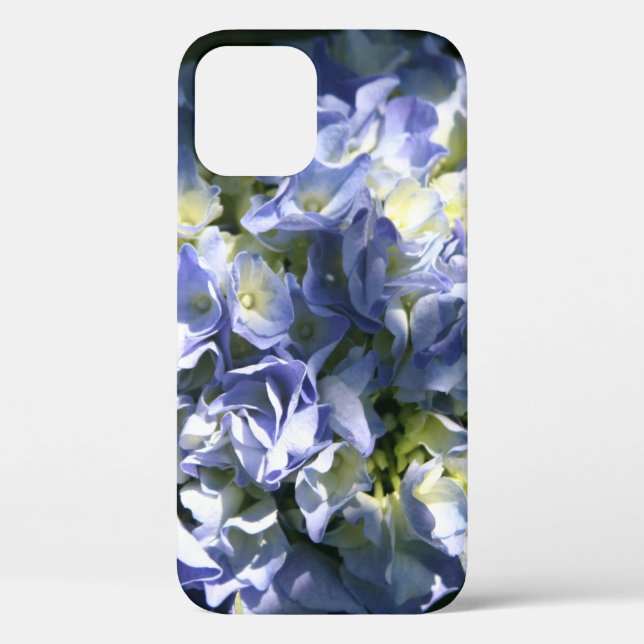 Light Blue Hydrangea Flower Case-Mate iPhone Case (Back)