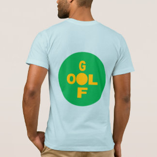 Light blue jersey shirt with male back DESIGN GOLF