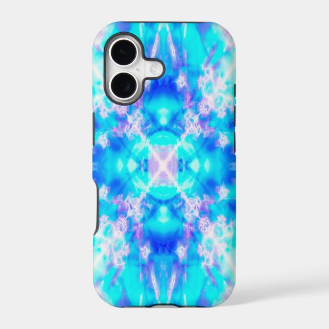 Light blue kaleidoscope pattern (Back)