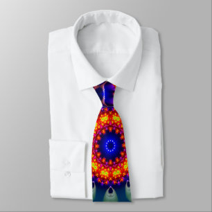 Light blue kaleidoscope tie